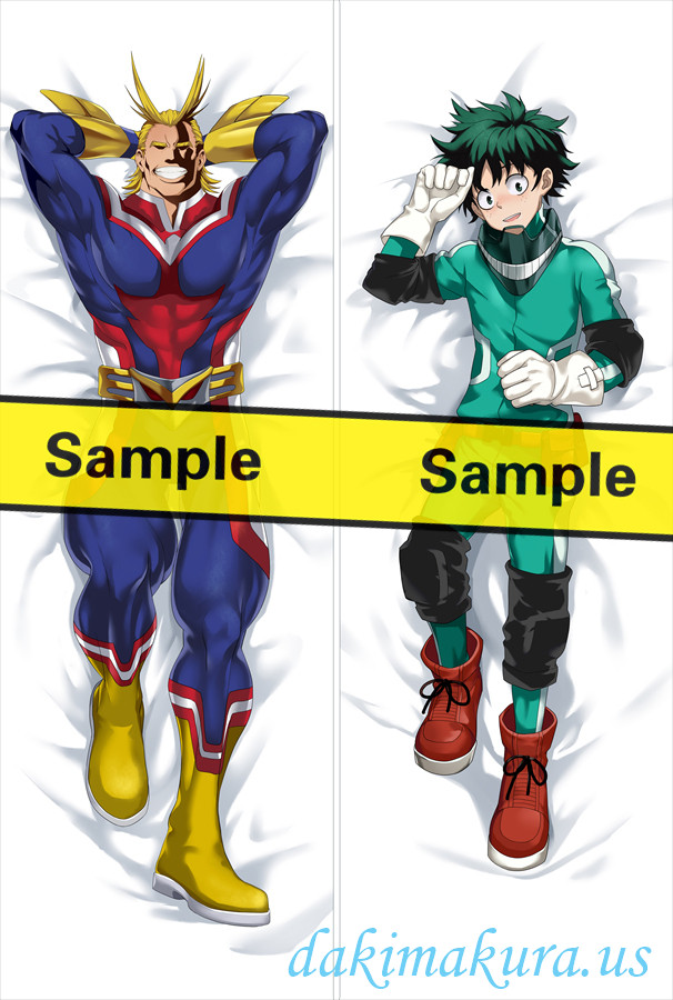 My Hero Academia Midoriya Izuku und All Might Japanese hug dakimakura pillowcase